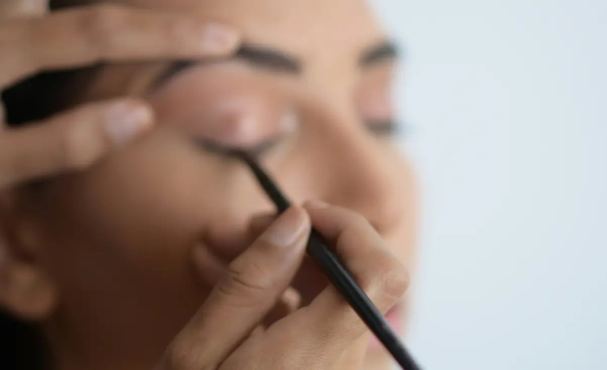 Facial Treatment in Progress